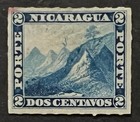 Travelstamps  Nicaragua Stamps Scott  9 - 2c Liberty Cap On Mountain Mint Mogh