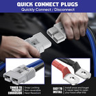 2 0 Gauge 30 Ft Heavy Duty Jumper Cables  1500amp Quick Connect Booster Cables F