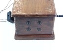 Antique Wood Case Box 5 Bar Magneto Telephone As-is For Restoration
