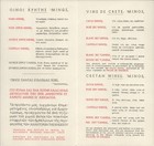 1960s Minos Winery  Wines Of Crete Vintage Advertising Pamphlet Iraklion  Greece