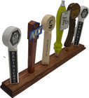 Handmade American Red Oak 6 Beer Tap Handle Display For Bar