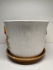 Vintage Sears Merry Mushroom 1978 Ceramic Planter With Underplate Made In Japan