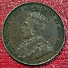 Vf xf Details 1914 Canada Large One Cent-slight Bend In The Middle-apr213