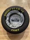 Goodyear Tire Ashtray Chevy Corvette Glass Rubber Hotrod Nascar Car Truck Auto