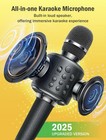 Wireless Bluetooth Karaoke Microphone Built-in Loud Speaker For 10h Playback New