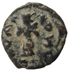 Byzantine Empire  Ae 6 Nummi  Heraclius  610-641 Ad  Alexandria Mint  Scarce 