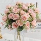 Artificial Flowers Realistic Bouquet Home Decor Romantic Gift