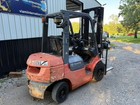Toyota Forklift 7fdu25 5 000 Lb s Diesel 2 Mast 147 