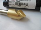 Melin Tool 5 8  X 82   One Flute Countersink  Tin Coated Cobalt  3 8  Shank