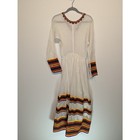 Vintage Ethiopian Dress  Habesha Kemis  Womens White Summer Dress Sz S m