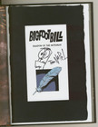 Doug Tennapel Signed W Original Comic Art Sketch   Bigfoot Bill 1 Hardcover Book