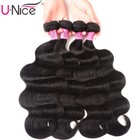 Unice Brazilian Body Wave 4 Bundles Human Hair Extensions 100  Virgin Hair Weave