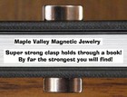 Anklet Bracelet 100  Black N Silver Magnetic Hematite