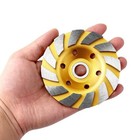 2pcs 4 inch Diamond Segment Grinding Wheel Disc Grinder Cup Concrete Stone Cut      