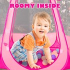 Princess Castle Play Tent For Girls - Pop Up Indoor outdoor Kids Playhouse