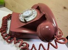 Vintage Western Electric 302 Old Rose Rotary Phone Pre Wwii Aluminum