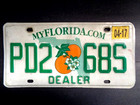 Florida  License Plate 2017 Dealer  Florida Sheriffs Association Booster Plate 