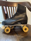 Riedell Sure-grip Super X Sz 8 W  Rc Medallion Plus Wheels Black Roller Skates