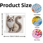 5d Crystal Diamond Painting Kits For Adults  Cat Special Shape Diamond Art Kits 