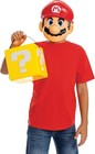 Disguise Super Mario Bros Treat Pail  Yellow Question Mystery Block Candy Bucket