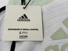 Adidas Defender Iv Small Gym Training Duffel Bag Two Tone White Clear Onix Nwt