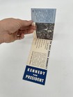Vintage 1960 John F Kennedy For President Campaign Political Brochure Pamphlet