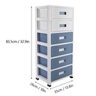  6-drawer Organizer household Storage Cabinet Drawer Type Underwear Box New