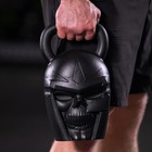 Titan Fitness 50 Lb Warrior Kettlebell  Cast-iron Skull Design