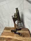 Rare Antique Bausch   Lomb Optical Co  1876 Brass Microscope