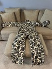 Vtg Carhartt Coveralls Duck Camouflage 42r Union Usa Insulated Rq183