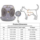 Reflective Dog Walking Jacket Harness And Leash Pet Dog Walk Collar Mesh Vest