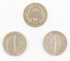 Mixed Lot Of 3 90  Silver Circulated Dimes - Inv  1009