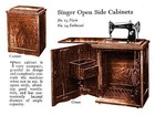 Inside Locking Drawer Singer Drawing Room Cabinet 24 27 Treadle Sewing Machine