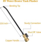 Copper Rv Water Heater Tank Rinser Flusher   Remove Sediment From The Black 