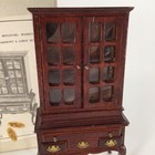 Vtg Dollhouse Miniature Concord Museum Queen Anne Hutch Breakfront   Loboy Set