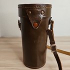 Vintage Nikon Leather Camera Lens Case With Shoulder Strap