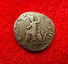 Hadrian Ar Silver Denarius 117   138 Ad     Roma Seated     Early Reign Issue