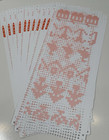 Knitting Machine Punch Cards  Toyota Ks 787  Set Number 611-620 Patterns