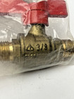 Lot Of Five  5  New B k 3 8  Gas Valves Ball Type Flare X Flare New Old Stock
