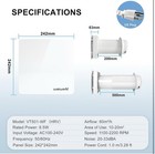 Weiworld Vt501 Heat Recovery Ventilation Fan With Ceramic Heat Exchanger New