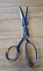 Vintage Singer 9  Pinking Shears Scissors Usa Silver Sewing Fabric Craft Zig Zag