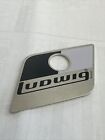 Ludwig Back And White 80   s Pointy Badge - Repro
