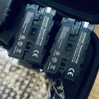 Neewer Pt-176 Led Video   Photo Light Kit With Case 2 Batteries  charger