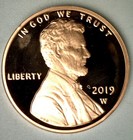 2019 W Proof Lincoln Shield One Cent Coin West Point Less Than Perfect 1c
