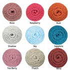 4mm Macrame Cord Yarn Bonnie Braid 100yd Rolls Fusible Indoor Outdoor Colorfast