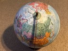 Vintage Replogle World Nation Series 12    Raised Relief Globe Hardwood Usa