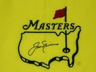 Jack Nicklaus Signed Undated Augusta Masters Golf Pin Flag Autograph Bas J51