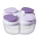 Formula Dispenser No-spill With Four Compartment  Infant Milk Powder Dispenser P