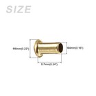 Through Hole Rivet  4x8mm  200pcs  Copper Hollow Rivet Nuts Copper Tone