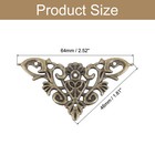 Corner Decorative Protectors Covers For Box  8 Pcs  46mm Bronze